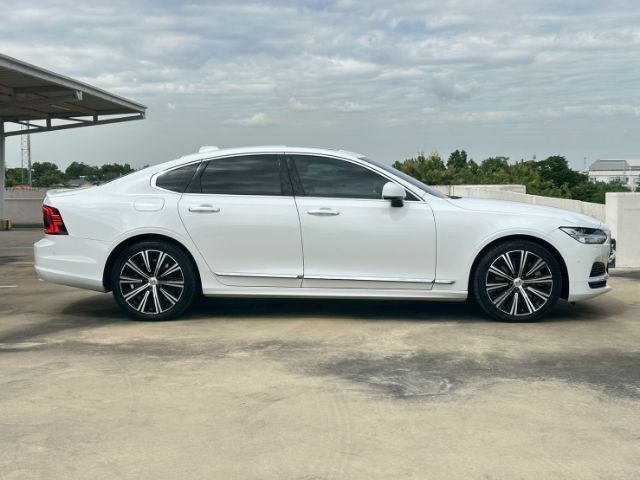 Volvo S90 2021 2.0 Recharge T8 Inscription 4WD Sedan ปลั๊กอินไฮบริด (PHEV) ไม่ติดแก๊ส เกียร์อัตโนมัติ ขาว รูปที่ 4