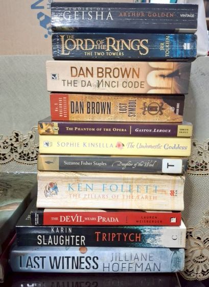 ขายเหมา 11 เล่ม 850บ. หนังสือนิยายภาษาอังกฤษชื่อดัง ตามรูป นัดรับของ  รูปที่ 2