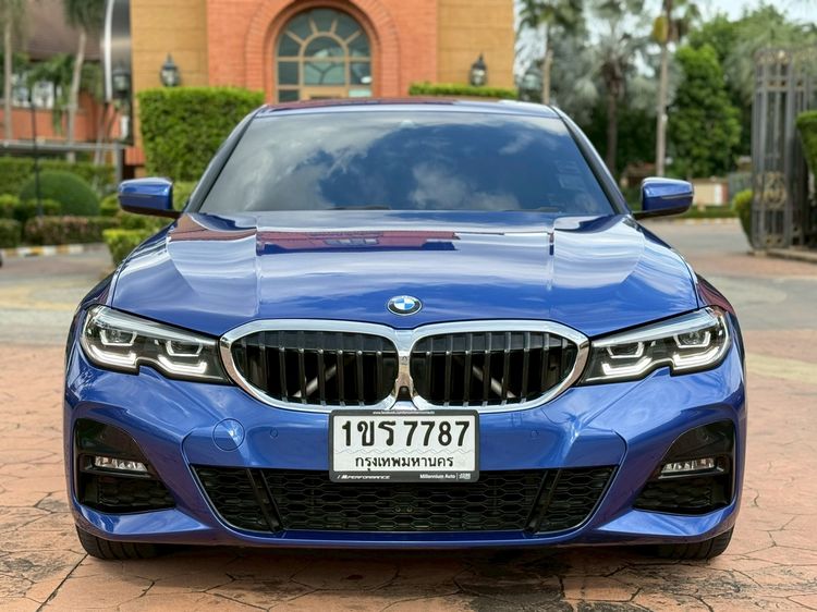 BMW Series 3 2021 330e Sedan เบนซิน เกียร์อัตโนมัติ น้ำเงิน รูปที่ 2