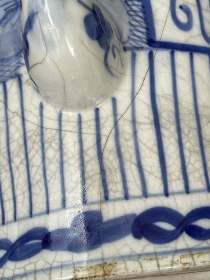 กาน้ำชาพอร์ซเลนสีน้ำเงินและสีขาวของจีน รูปที่ 15