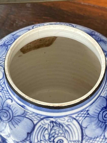 กาน้ำชาพอร์ซเลนสีน้ำเงินและสีขาวของจีน รูปที่ 18