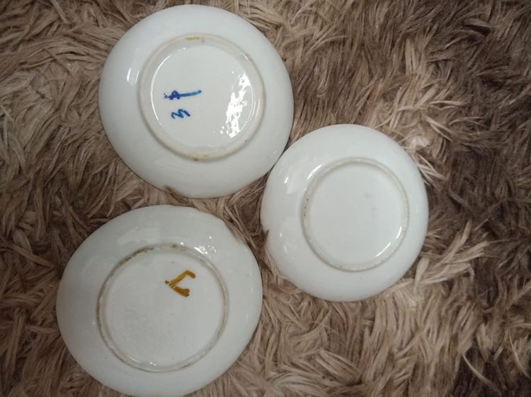 จานรองแก้ว ตราครุฑ 3ใบ สมบูรณ์ รูปที่ 8