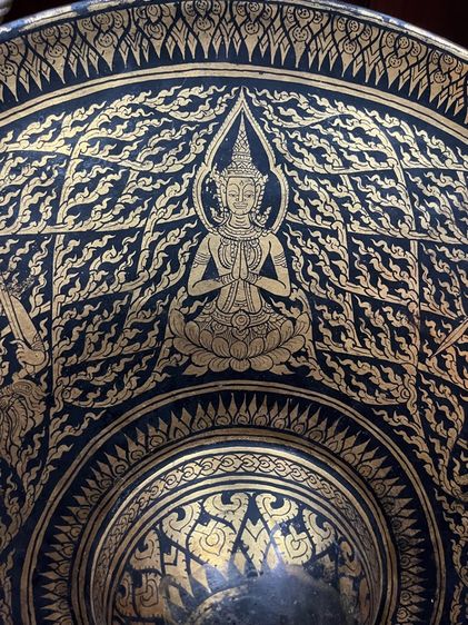 ฆ้องโบราณ ฆ้องสำริดลงรักปิดทองของไทย รูปที่ 4