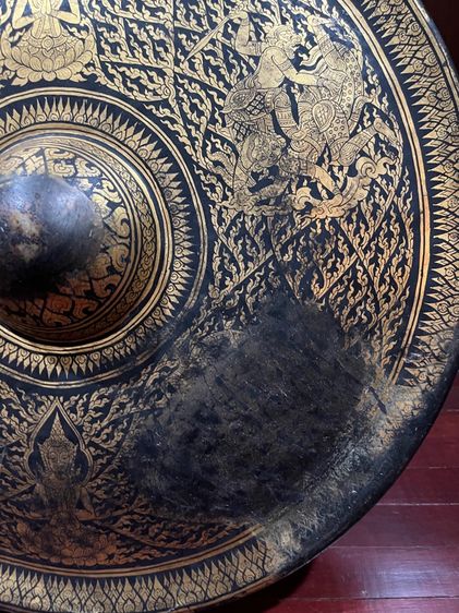 ฆ้องโบราณ ฆ้องสำริดลงรักปิดทองของไทย รูปที่ 6