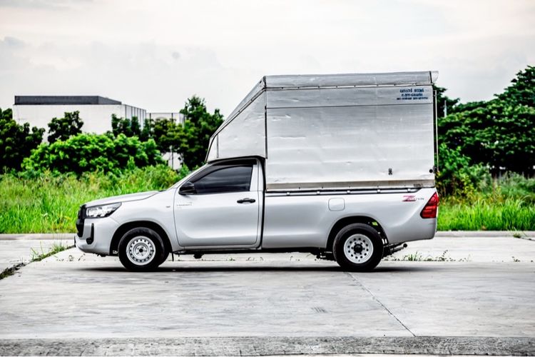 Toyota Hilux Revo 2022 2.8 ENTRY STANDARD CAB Pickup ดีเซล ไม่ติดแก๊ส เกียร์ธรรมดา เทา รูปที่ 4