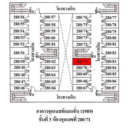 ทรัพย์ บสส. รหัส 3A1627 ห้องชุดพักอาศัย  ชลบุรี 346600 รูปที่ 3