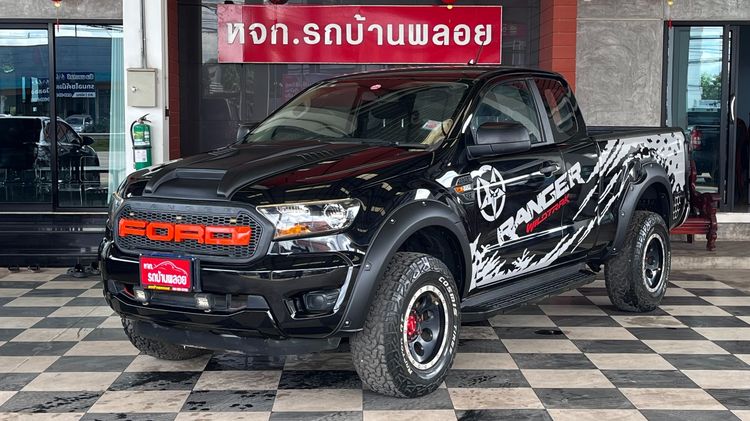 Ford Ranger 2018 2.2 Hi-Rider XL Plus Pickup ดีเซล ไม่ติดแก๊ส เกียร์ธรรมดา ดำ