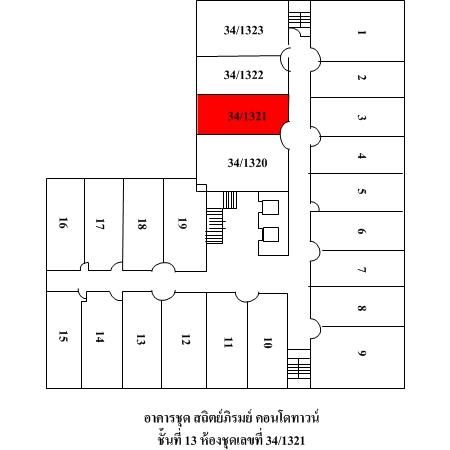 ทรัพย์ บสส. รหัส 8Z6666 ห้องชุดพักอาศัย  นนทบุรี 683000