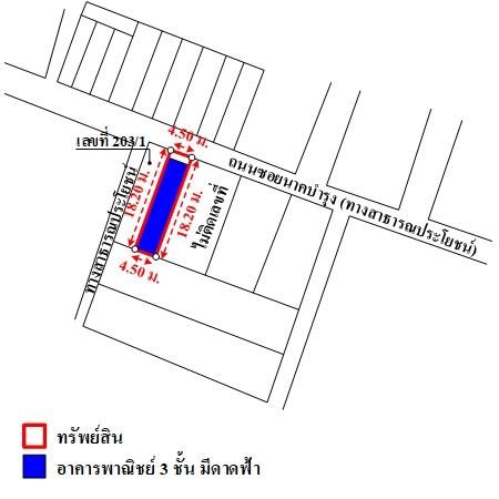 ทรัพย์ บสส. รหัส SL0041 อาคารพาณิชย์  กรุงเทพมหานคร 8013000 รูปที่ 4
