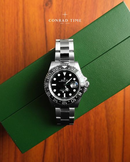 Rolex GMT-Master II 116710LN 'Green Hand Black Dial Oyster Steel 2011 40mm. 