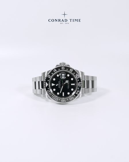 Rolex GMT-Master II 116710LN 'Green Hand Black Dial Oyster Steel 2011 40mm.  รูปที่ 4