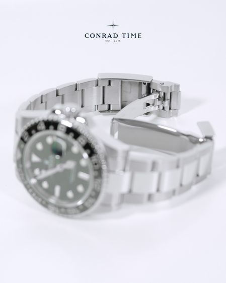 Rolex GMT-Master II 116710LN 'Green Hand Black Dial Oyster Steel 2011 40mm.  รูปที่ 14