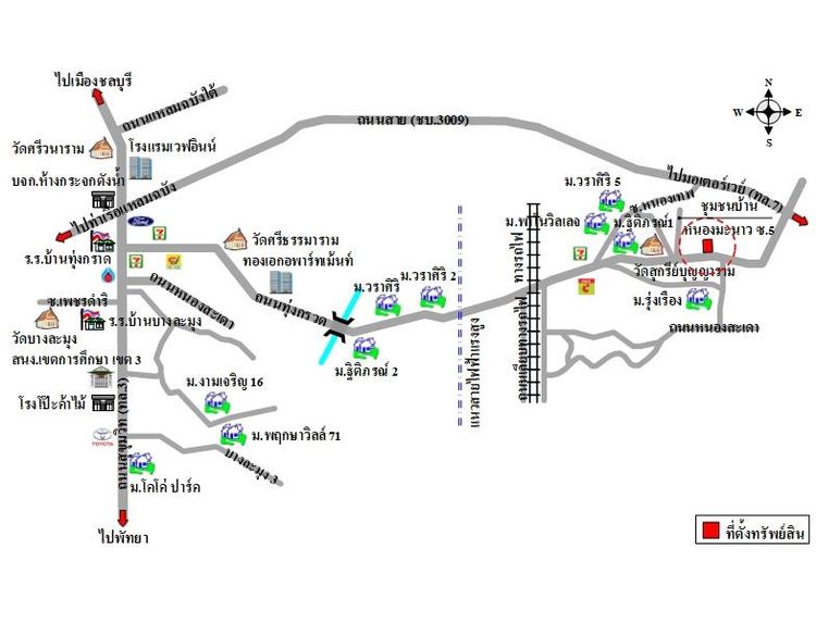 ทรัพย์ บสส. รหัส TL0091 ทาวน์เฮ้าส์  ชลบุรี 2247400 รูปที่ 2