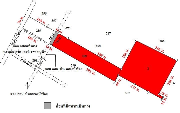 ทรัพย์ บสส. รหัส 1T1460 ที่ดินเปล่า  นนทบุรี 89697000 รูปที่ 3