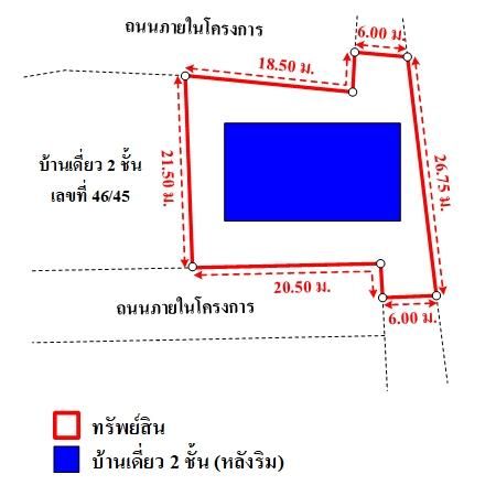 ทรัพย์ บสส. รหัส 3A1545 บ้านเดี่ยว  กรุงเทพมหานคร 8261000 รูปที่ 4