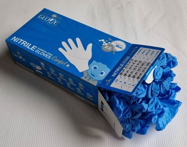 อื่นๆ ถุงมือยางสีฟ้า​ ราคาถูก