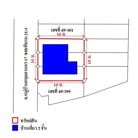 ทรัพย์ บสส. รหัส 8Z7415 บ้านเดี่ยว  กรุงเทพมหานคร 3761000 รูปที่ 4