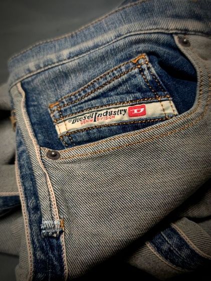 Diesel in side-out D-viker Denim Jeans size 33 รูปที่ 4
