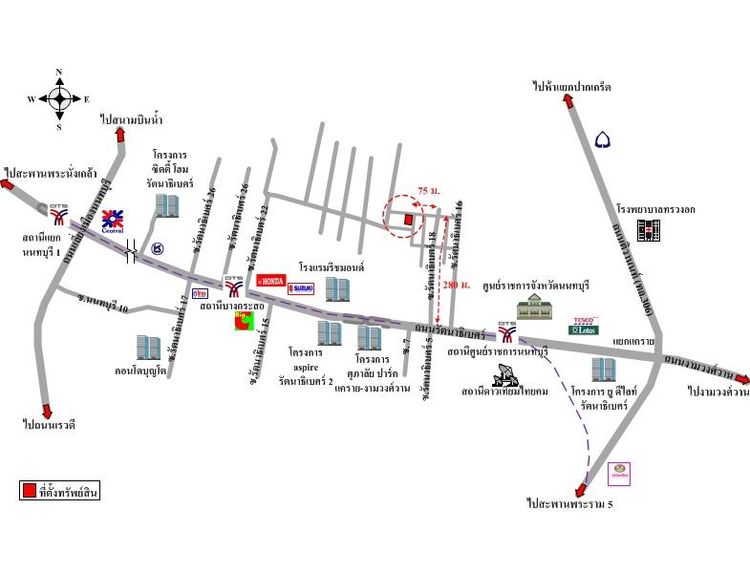 ทรัพย์ บสส. รหัส 3A1083 บ้านเดี่ยว นนทบุรี 4626100 รูปที่ 2