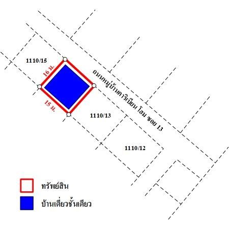 ทรัพย์ บสส. รหัส 3A1348 บ้านเดี่ยว  กรุงเทพมหานคร 2819000 รูปที่ 4