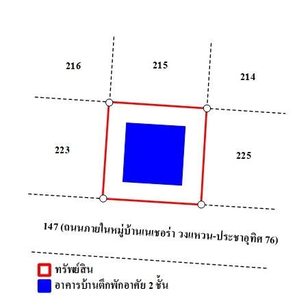 ทรัพย์ บสส. รหัส HL0328 บ้านเดี่ยว  กรุงเทพมหานคร 3903000 รูปที่ 4