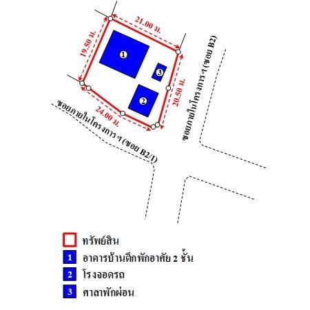 ทรัพย์ บสส. รหัส HL0380 บ้านเดี่ยว  กรุงเทพมหานคร 9627200 รูปที่ 4