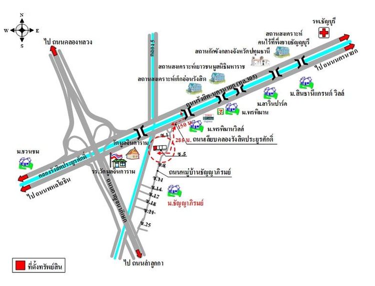 ทรัพย์ บสส. รหัส 3A0803 บ้านเดี่ยว  ปทุมธานี 3660000 รูปที่ 2