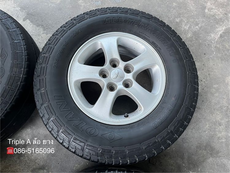 ✨ล้อแม็ก 5รู114✨Mitsu Triton ขอบ 15 แถมยาง 235-75-15 OTANI ปี 20 รูปที่ 5