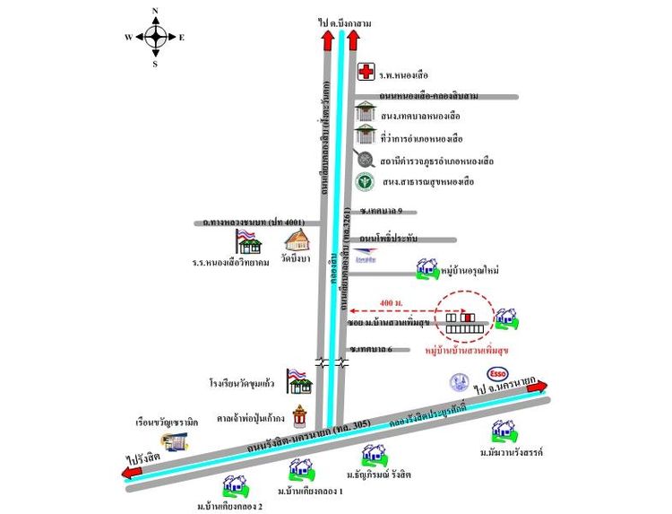 ทรัพย์ บสส. รหัส 8Z6488 บ้านเดี่ยว ปทุมธานี 881000 รูปที่ 2