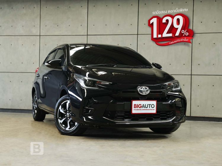 รถ Toyota Yaris 1.2 Smart สี ดำ