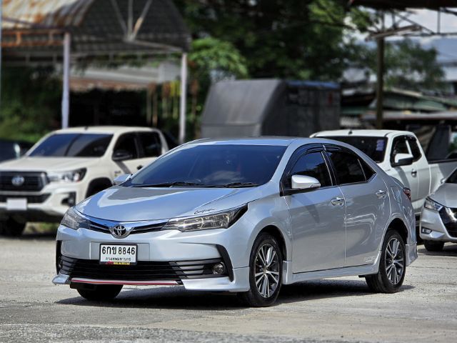 Toyota Altis 2017 1.6 G Limited Sedan เบนซิน ไม่ติดแก๊ส เกียร์อัตโนมัติ บรอนซ์เงิน