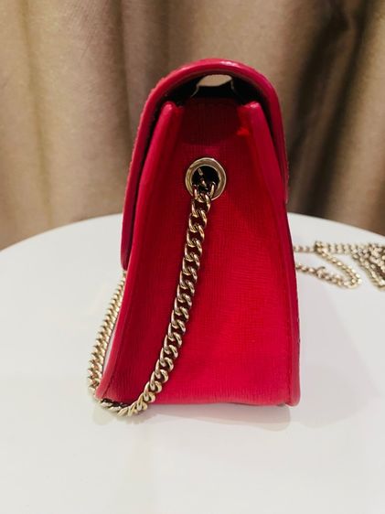 กระเป๋า FURLA Metropolis Mini ของแท้ มือสอง สภาพสวย สีแดงสุดหรู  รูปที่ 6