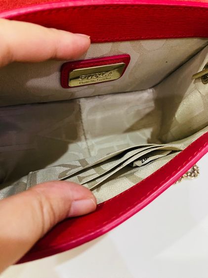 กระเป๋า FURLA Metropolis Mini ของแท้ มือสอง สภาพสวย สีแดงสุดหรู  รูปที่ 11