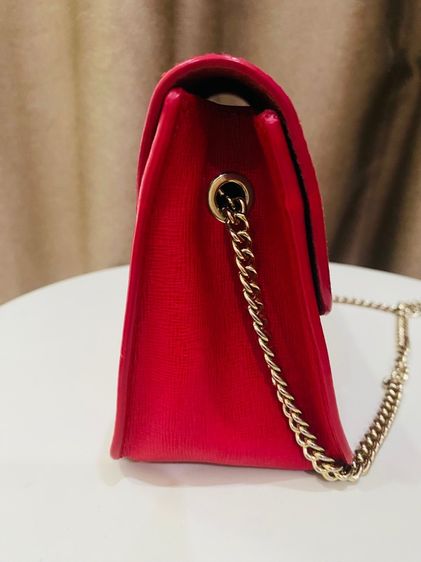 กระเป๋า FURLA Metropolis Mini ของแท้ มือสอง สภาพสวย สีแดงสุดหรู  รูปที่ 7