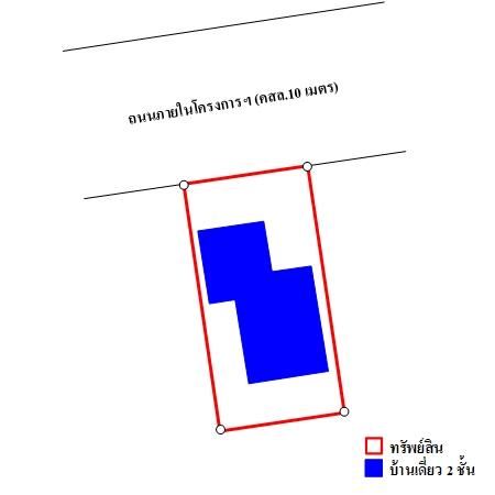 ทรัพย์ บสส. รหัส HL0468 บ้านเดี่ยว  ปทุมธานี 2402500 รูปที่ 4