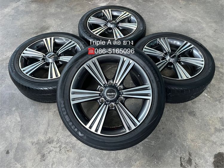✨ล้อแม็ก✨ISUZU X-Series ขอบ 18 เทาหน้าเงา พร้อมยาง 235-50-18 ARISUN💥ปี 22💥