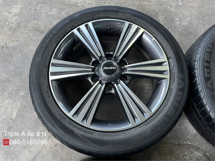 ✨ล้อแม็ก✨ISUZU X-Series ขอบ 18 เทาหน้าเงา พร้อมยาง 235-50-18 ARISUN💥ปี 22💥 รูปที่ 4