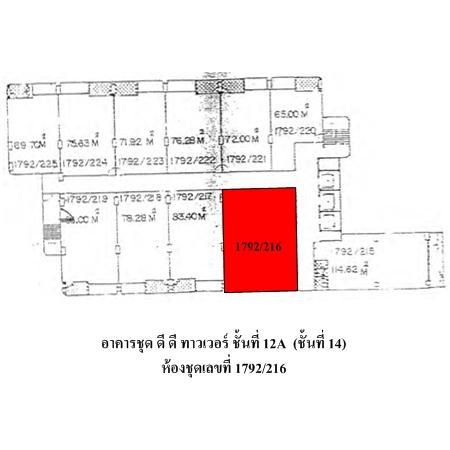 ทรัพย์ บสส. รหัส 4T0336 ห้องชุดพักอาศัย  กรุงเทพมหานคร 3098000 รูปที่ 3