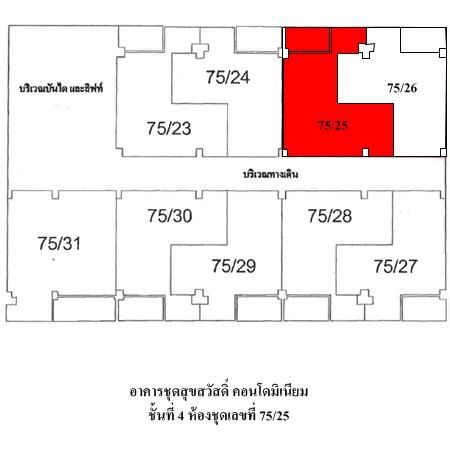ทรัพย์ บสส. รหัส 8Z5732 ห้องชุดพักอาศัย  ปทุมธานี 453000