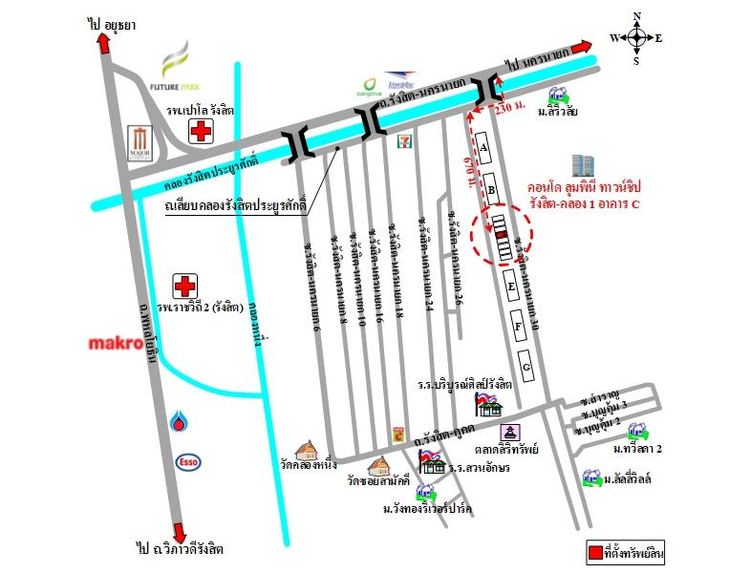 ทรัพย์ บสส. รหัส CL0170 ห้องชุดพักอาศัย  ปทุมธานี 848700 รูปที่ 2