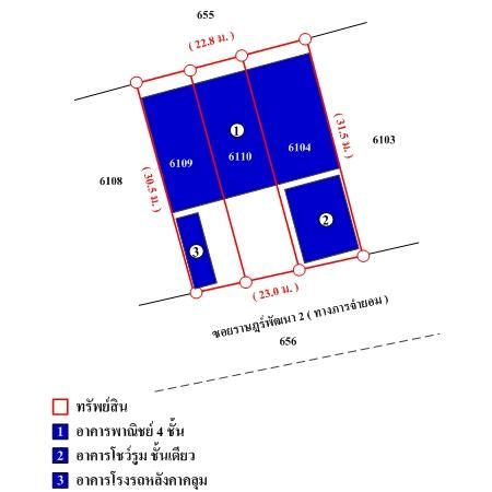 ทรัพย์ บสส. รหัส 2T2081 อาคารพาณิชย์  กรุงเทพมหานคร 17236200 รูปที่ 4