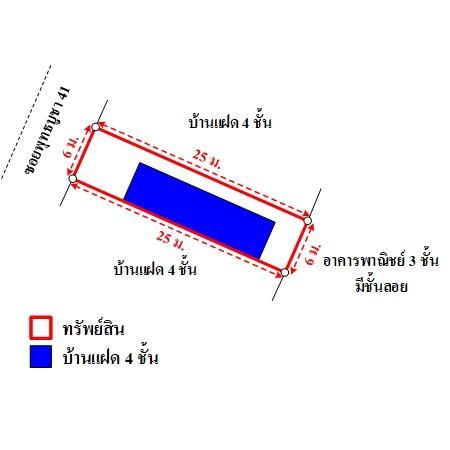 ทรัพย์ บสส. รหัส 3A1850 อาคารพาณิชย์  กรุงเทพมหานคร 4781300 รูปที่ 4