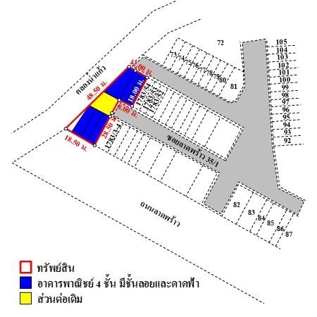 ทรัพย์ บสส. รหัส 3A1881 อาคารพาณิชย์  กรุงเทพมหานคร 35920000 รูปที่ 4