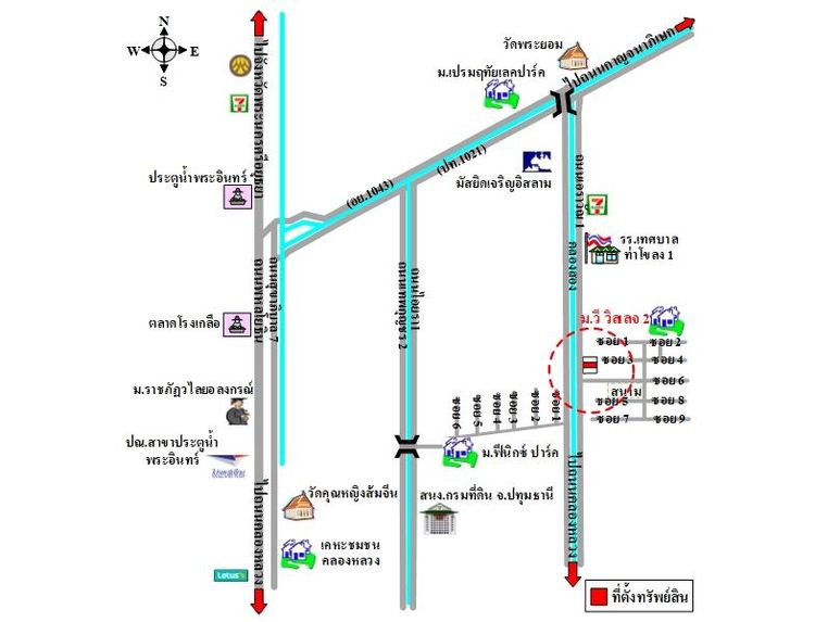 ทรัพย์ บสส. รหัส SL0096 อาคารพาณิชย์ ปทุมธานี 2075000 รูปที่ 2