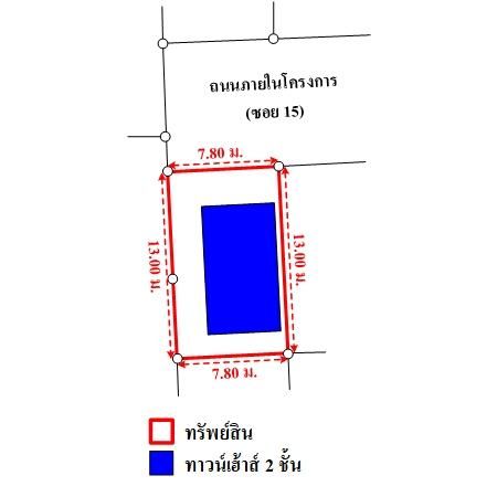 ทรัพย์ บสส. รหัส TL0289 ทาวน์เฮ้าส์  กรุงเทพมหานคร 2370000 รูปที่ 4