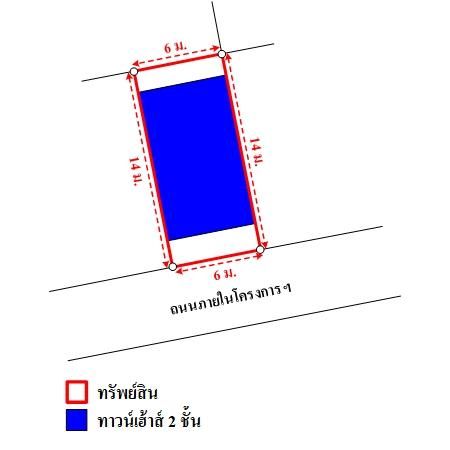 ทรัพย์ บสส. รหัส TL0444 ทาวน์เฮ้าส์  กรุงเทพมหานคร 2500600 รูปที่ 4