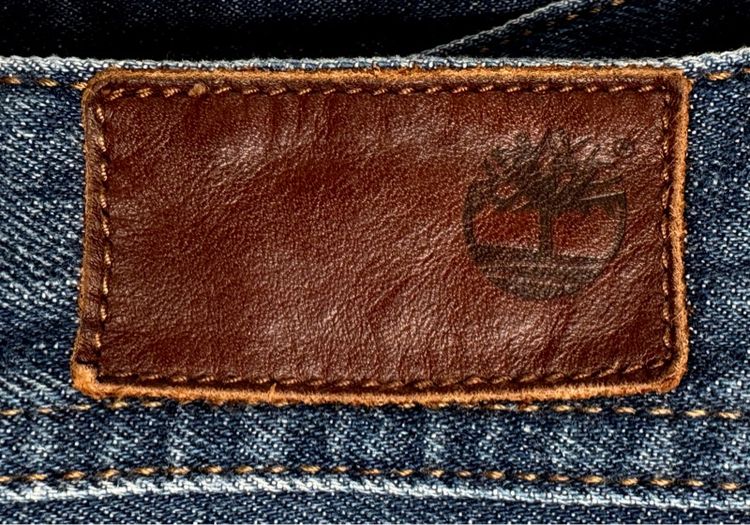 ⚠️รุ่นใหม่‼️กางเกงยีนส์ Timberland ของแท้ ยีนส์ฟอกผ้าบางสีเข้ม รูปที่ 5