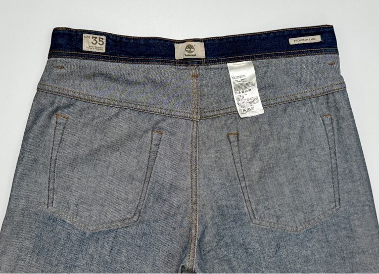⚠️รุ่นใหม่‼️กางเกงยีนส์ Timberland ของแท้ ยีนส์ฟอกผ้าบางสีเข้ม รูปที่ 12