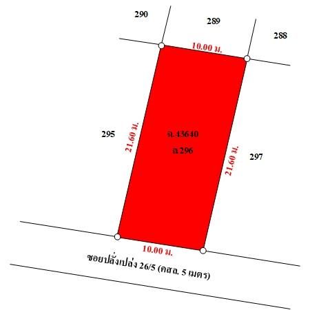 ทรัพย์ บสส. รหัส LL0091 ที่ดินเปล่า  สมุทรปราการ 1696000