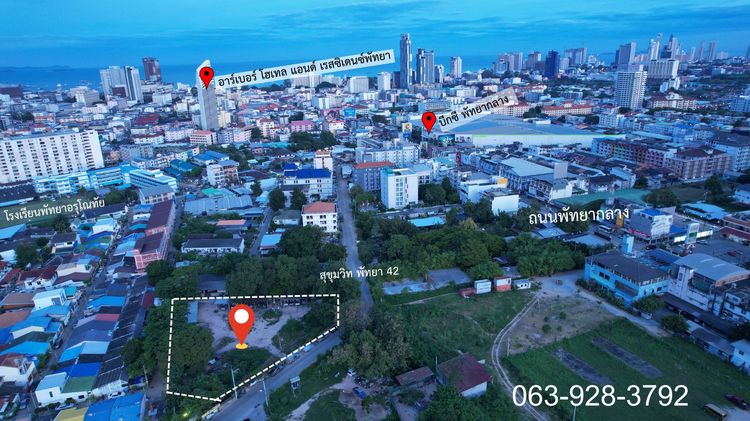 ไม่ใช่ ขายที่ดิน 2 ไร่ 3 งาน 89 ตารางวา พัทยากลาง ต.หนองปรือ อ.บางละมุง ใกล้ถนนสุขุมวิท ใกล้บิ๊กซีพัทยากลาง  รูปที่ 3